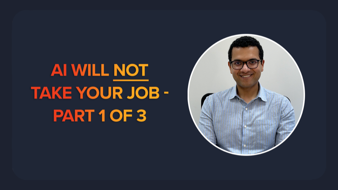 AI Will NOT Take Your Job